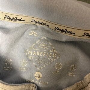 Flag & Anthem MadeFlex Men's Long Sleeve Tee - Light Blue